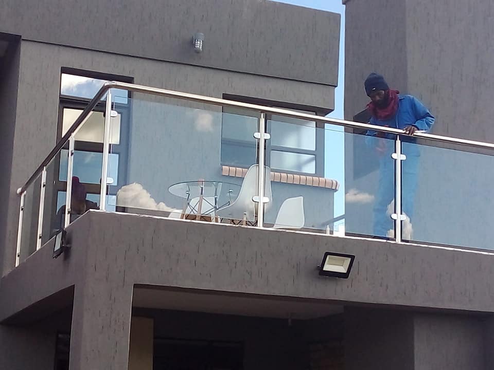 Glass Panels with Stainless Posts